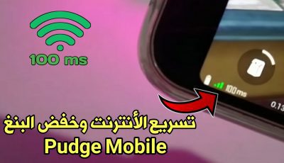 تسريع الأنترنت وخفض البنغ في لعبة pudge Mobile في العراق وجميع الدول العربية